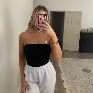 Clear strap bodysuit